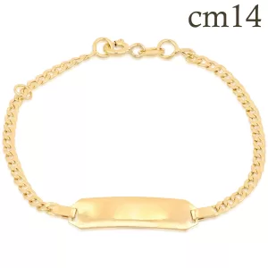 18Kt Gold ID Bracelet