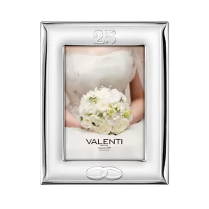 25th Wedding Anniversary Frame 18x24cm