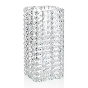 Crystal Vase cm 14,5x14,5; h cm 31