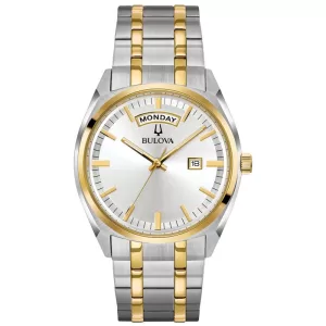 BULOVA Surveyor Two Tone Day/Date Watch