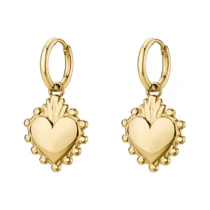 BROSWAY Chakra Sacred Heart Earrings