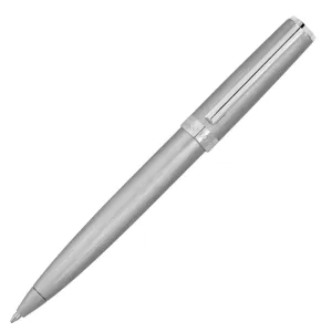 HUGO BOSS Gear Brushed Chrome Ballpoint Pen