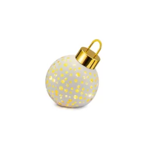 Led Glass Ball (White) 20cm