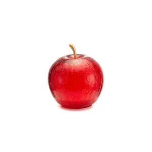 Glass Apple Led (Red) 16x17cm