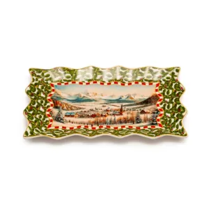 Rectangular Christmas Tray 35x23cm