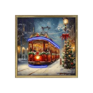 Led Wall Frame Christmas 60x60cm
