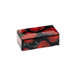 Jewellery Glass Box with Velvet Interior