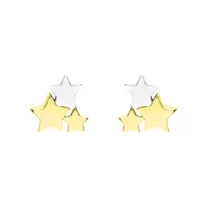 18Kt Gold Stars Earrings