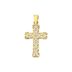 18Kt Gold Cross Pendant