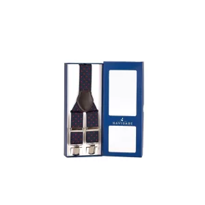 PIERRE CARDIN Braces Blue/Red