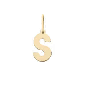 18Kt Gold Letter S