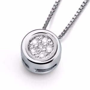 18Kt Gold Diamond Necklace