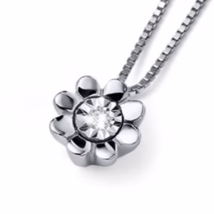 Diamond Necklace in 18K Gold