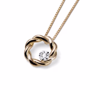 Diamond Necklace in 18K Gold
