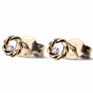 Diamond Earrings in 18K Gold