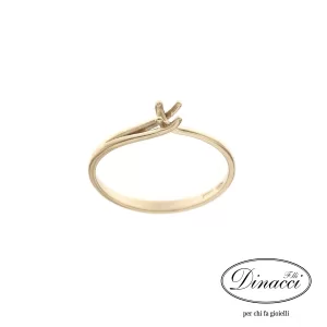 18Kt Gold Solitaire Ring Mount
