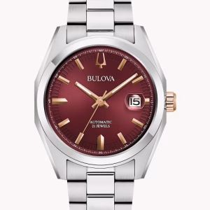 BULOVA Red Dial Men's Watch