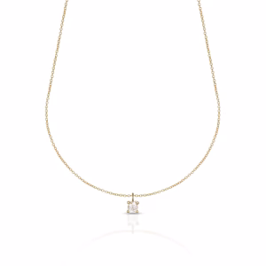 9Kt Gold Women's Necklace - Harmonia Collection - Point of Light Model
