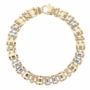 18Kt Panter Men's Bracelet (8mm)