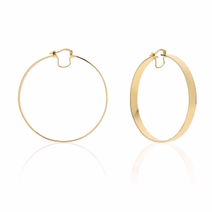 UNOAERRE Golden Hoops Earrings Lux