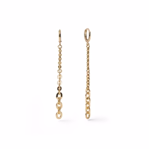 UNOAERRE Long Cable Chain Earrings