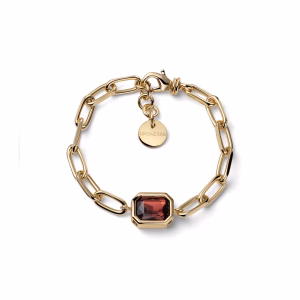 UNOAERRE Joya chain brown crystal Bracelet