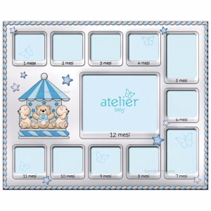 Carousel Photo Frame – “12 Months” (Blue)