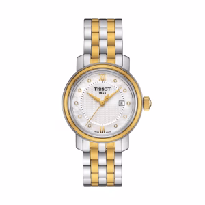TISSOT T-Classic Bridgeport 2 Tone Ladies Watch
