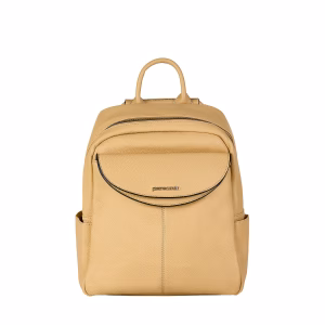 PIERRE CARDIN Backpack with multi-pocket front in eco-leather