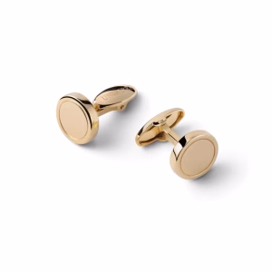 UNOAERRE Golden silver guillochE Cufflinks