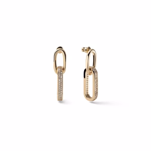 UNOAERRE Long Earrings with cubic zirconia