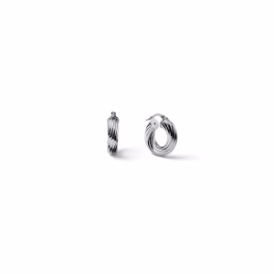 UNOAERRE Twisted hoop Earrings