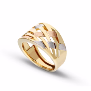 18Kt Gold Fancy Ring Yellow Gold