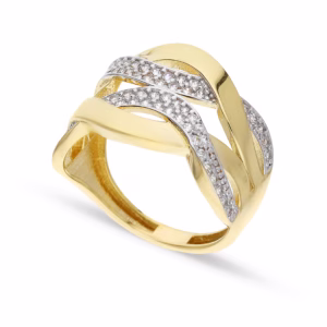 18Kt Gold Fancy Ring Yellow Gold