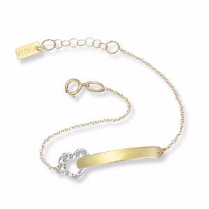 9Kt Gold Shiny Dreams Baby Heart Bracelet