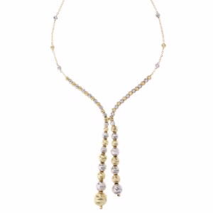 18Kt Gold Necklace Two Tone