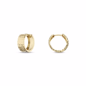 18Kt Gold Earrings Loops Yellow Gold