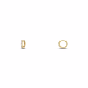 18Kt Gold Earrings Loops