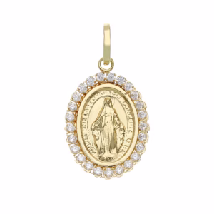 18Kt Gold Pendant Domna Yellow Gold