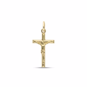 18Kt Gold Pendant Cross Yellow Gold