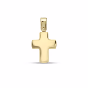 18Kt Gold Pendant Cross Yellow Gold