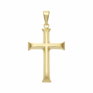 18Kt Gold Pendant Cross Yellow Gold