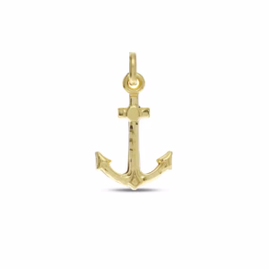 18Kt Gold Pendant Anchor Yellow Gold