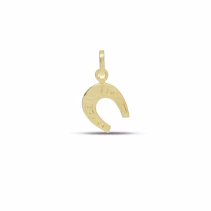18Kt Gold Pendant Horse Shoe Yellow Gold