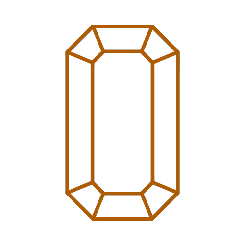 Emerald-cut diamond