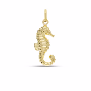 18Kt Gold Seahorse Pendant